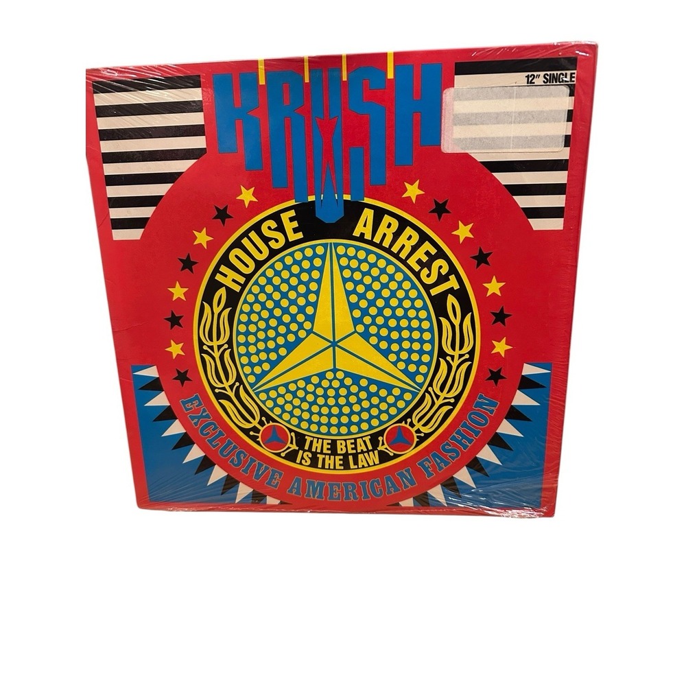 Krush House Arrest 12" Single Vinyl Record 1987 Mercury House‎ Music Excellent